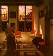 ELINGA, Pieter Janssens Room in a Dutch House g Spain oil painting artist